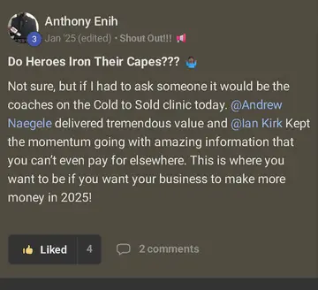 Anthony Enih's Skool post: Do Heroes Iron Their Capes???